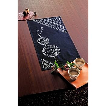 刺し子、絆纏 Amazon | オリムパス製絲 刺し子テーブルセンター製作キッ